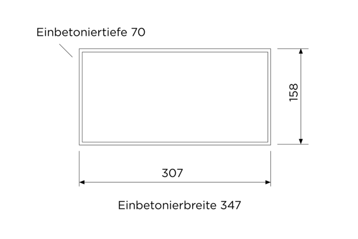 ESSENTIAL WANDEINBAU Erkennungsweite 30m
