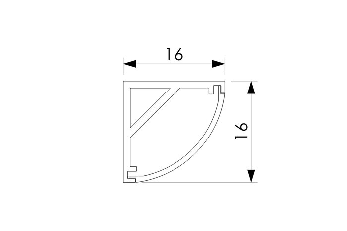 PEGASUS MINI HALBRUND 16x16